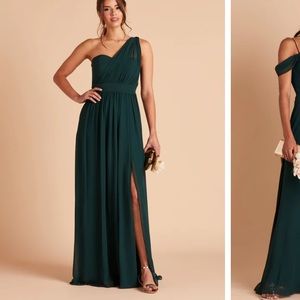 Bridesmaid dress- emerald green